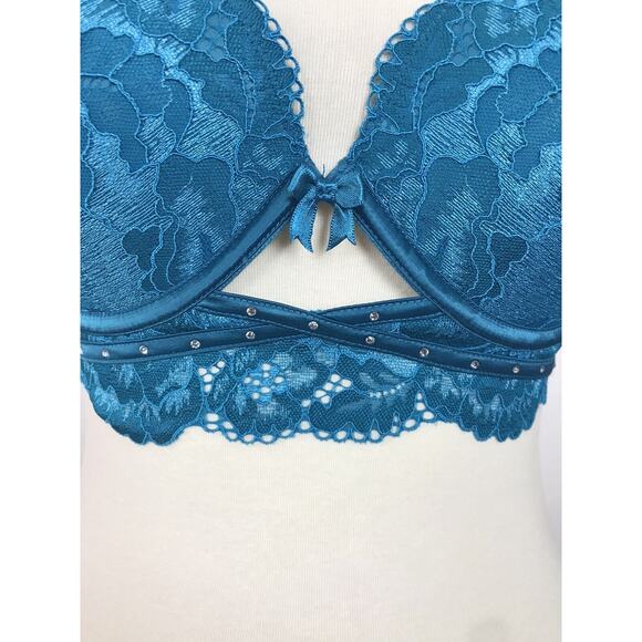 Bras N Things Lingerie Twilight Lace Push Up Bra - Picture 2 of 8
